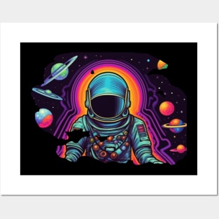 space man Posters and Art